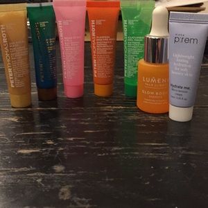 Lot of Skincare Products & Makeup Case